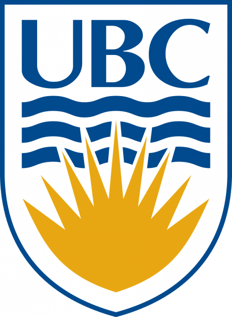 UBC logo featuring bold blue letters 